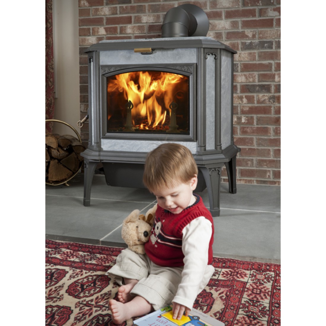 High Performance Soapstone Hybrid Wood Stove Woodstove